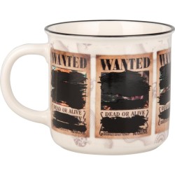 Paladone one piece wanted straw hat pirates heat changing mug 350ml, officially lice PP14649OPNF 5056577756289