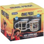 Paladone one piece wanted straw hat pirates heat changing mug 350ml, officially lice PP14649OPNF 5056577756289