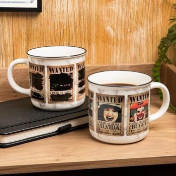 Paladone one piece wanted straw hat pirates heat changing mug 350ml, officially lice PP14649OPNF 5056577756289