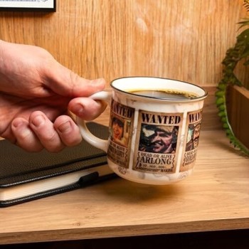 Paladone one piece wanted straw hat pirates heat changing mug 350ml, officially lice PP14649OPNF 5056577756289