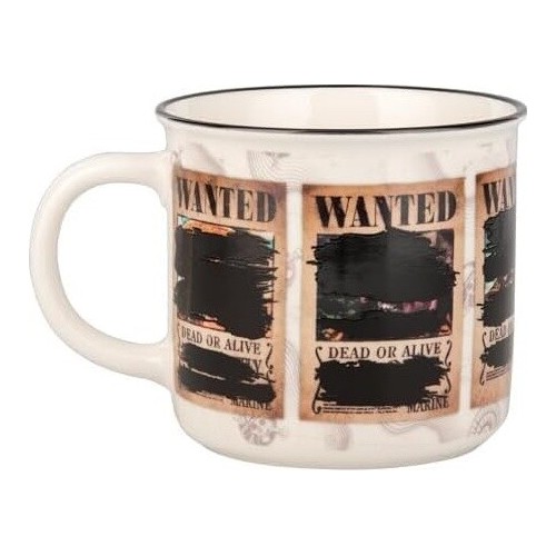 Paladone one piece wanted straw hat pirates heat changing mug 350ml, officially lice PP14649OPNF 5056577756289