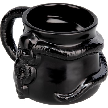 Paladone harry potter dark mark nagini snake mug, officially licensed 400ml black ce PP14643HP 5056577756227