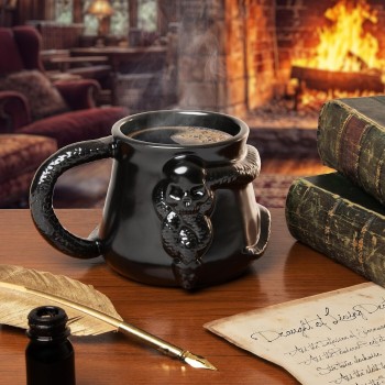 Paladone harry potter dark mark nagini snake mug, officially licensed 400ml black ce PP14643HP 5056577756227