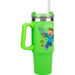 Paladone: minecraft - green multiway insulated travel ποτήρι με καλαμάκι(900ml) (pp14600mcf) PP14600MCF 5056577755756