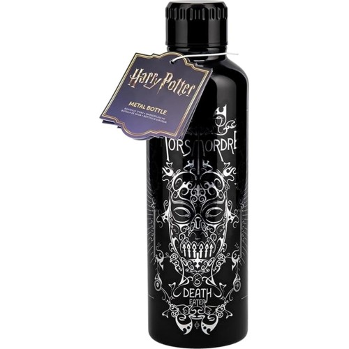 paladone harry potter death eater metal water bottle, officially licensed 5 PP14518HP 5056577754902