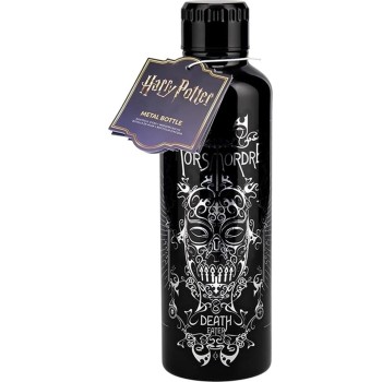 paladone harry potter death eater metal water bottle, officially licensed 5 PP14518HP 5056577754902