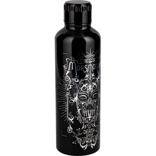 paladone harry potter death eater metal water bottle, officially licensed 5 PP14518HP 5056577754902