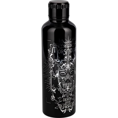paladone harry potter death eater metal water bottle, officially licensed 5 PP14518HP 5056577754902