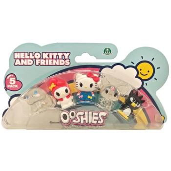 Giochi Preziosi Hello Kitty Φιγούρες 5 Εκ. Ooshies 5 Pack HHL00000 8056379195467