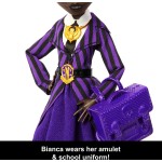 Mattel Monster High x Wednesday Collectible Doll, Bianca Barclay in Nevermore Academy Uniform JDR71 194735288878
