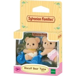 Epoch sylvanian families - biscuit bear twins - dollhouse playsets 5853 5054131058534
