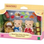 Epoch Sylvanian Families - Biscuit Bear Sister And Brother - Delicious Picnic 5852 5054131058527