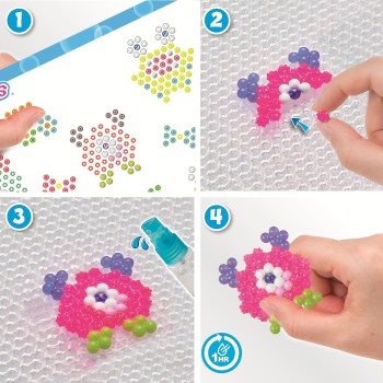 Epoch aquabeads - crazy monsters  kit - arts and s bead activity toy 35144 5054131351444