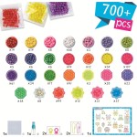 Epoch aquabeads - crazy monsters  kit - arts and s bead activity toy 35144 5054131351444