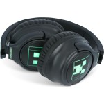 otl technologies otl  mc1241 minecraft wireless headphones with led light up feature - black  5055371629089