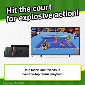 Mario Mano Super Mario tennis fever  045496313616