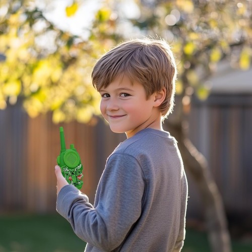otl technologies otl  minecraft walkie talkie set, green, 150 metre range, push-to-talk func  5055371630221