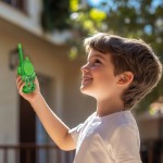 otl technologies otl  minecraft walkie talkie set, green, 150 metre range, push-to-talk func  5055371630221