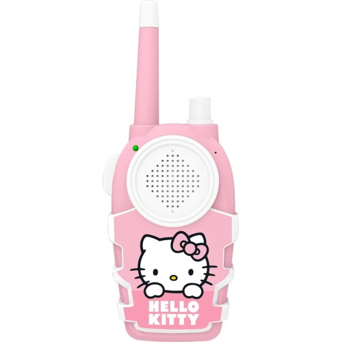 otl technologies hello kitty childrens walkie talkie set,  and white, battery operated, push  5055371630245