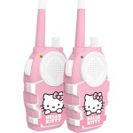 otl technologies hello kitty childrens walkie talkie set,  and white, battery operated, push  5055371630245