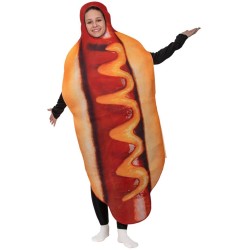 fun world Hot dog Costume 8-10 Years 128cm-140cm 5197  5212054709210