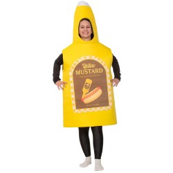 fun world Mustard Adult Costume Large 175-185 cm. 5190-2 5212054709050