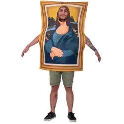 fun world Adult Costume Mona Lisa Painting Large 175-185 cm. 5192-2 5212054709098