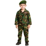 fun world Soldier Uniform Green Beret UK 5-6 Years 110-116cm. 5195-1 5212054709166