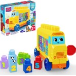Mega Bloks First Builders Build & Count Bus Block Toy (45 Pieces) for Toddler JKG34 194735349050