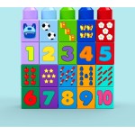 Mega Bloks First Builders Build & Count Bus Block Toy (45 Pieces) for Toddler JKG34 194735349050