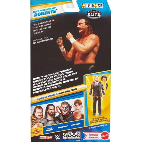 Mattel WWE® Wrestlemania® Jake "The Snake" HVF76 / JHX78 194735337521