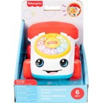 Mattel Fisher-Price Chatter Telephone Vehicle Push-Along Toy With Sounds For Baby & Toddler JKD56 194735347254