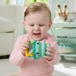 Mattel Fisher-Price Squishseas Silicone Jellyfish Rattle & Teether Activity Toy For Newborn Baby JHB54 / JHB57 194735327157