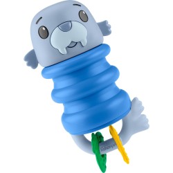 Mattel Fisher-Price Squishseas Silicone Walrus Rattle & Teether Activity Toy For Newborn Baby JHB54 / JHB56 194735327072