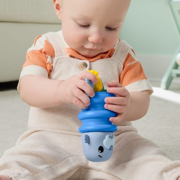 Mattel Fisher-Price Squishseas Silicone Walrus Rattle & Teether Activity Toy For Newborn Baby JHB54 / JHB56 194735327072