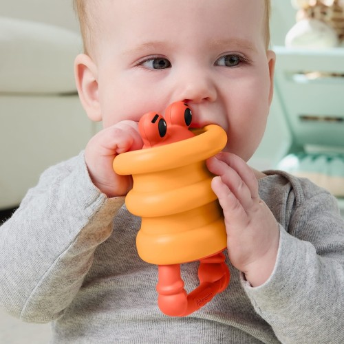 Mattel Fisher-Price Squishseas Silicone Crab Rattle & Teether Activity Toy For Newborn Baby JHB54 / JHB55 194735327218