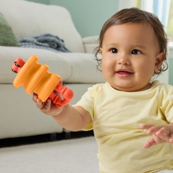 Mattel Fisher-Price Squishseas Silicone Crab Rattle & Teether Activity Toy For Newborn Baby JHB54 / JHB55 194735327218