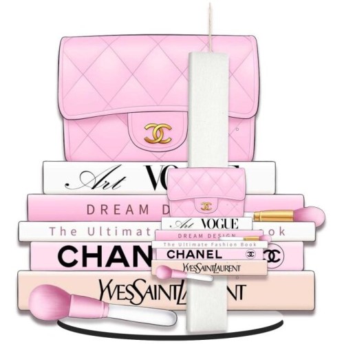 Λαμπάδες Decor Λαμπάδα fashion διακοσμητικό ταμπλό και κοπτικό (fashion book) PLE202604 5202200079304