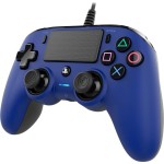 nacon wired compact controller, black, ps4ofcpadblue  3499550360684