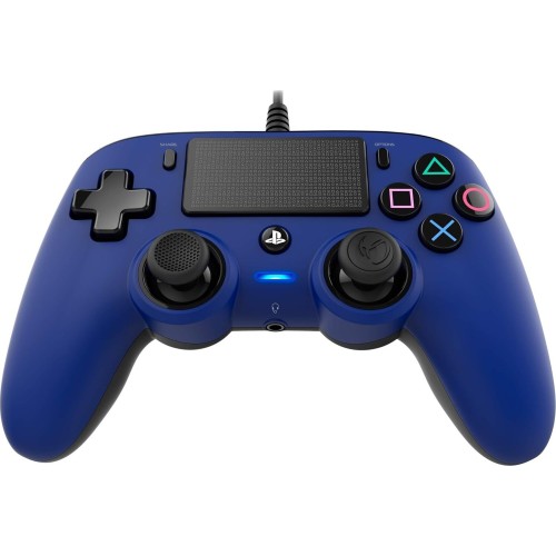 nacon wired compact controller, black, ps4ofcpadblue  3499550360684