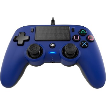 nacon wired compact controller, black, ps4ofcpadblue  3499550360684