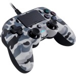 Ps4 nacon wired compact gamepad camo grey  3499550383461