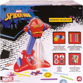 As company λαμπάδα as προτζέκτορας ζωγραφικής spiderman για 4+ χρονών 1500-54006 5203068540067