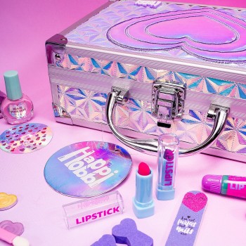 As company Happi Hobbi Lamp Sparkle Love Beauty Case With 30 Accessories For 6+ 1500-15771 5203068157715