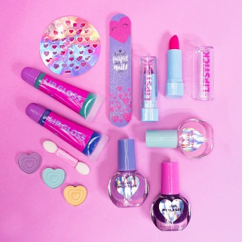 As company Happi Hobbi Lamp Sparkle Love Beauty Case With 30 Accessories For 6+ 1500-15771 5203068157715