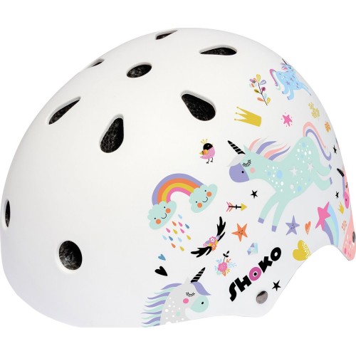 As company Shoko Children's Helmet With Unicorn Sparkle Light 5004-50537 5203068505370