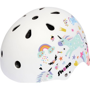 As company Shoko Children's Helmet With Unicorn Sparkle Light 5004-50537 5203068505370