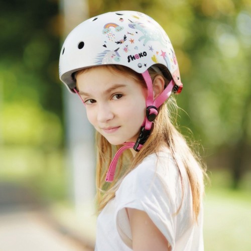 As company Shoko Children's Helmet With Unicorn Sparkle Light 5004-50537 5203068505370