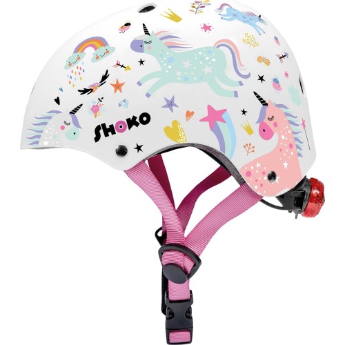 As company Shoko Children's Helmet With Unicorn Sparkle Light 5004-50537 5203068505370
