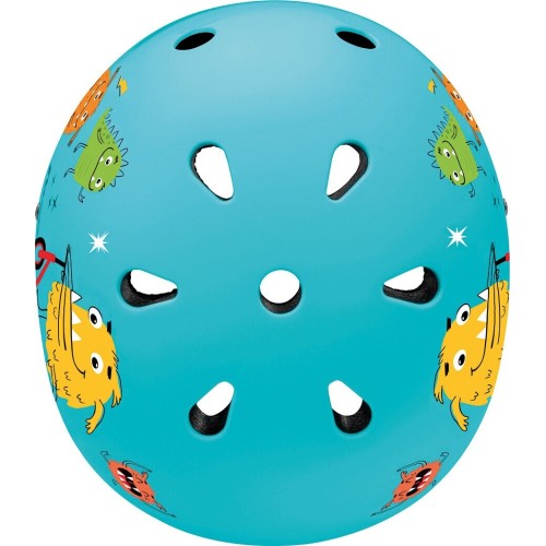 As company Shoko Children's Helmet With Light Minty Monsters 5004-50536 5203068505363